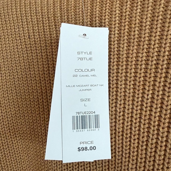 French Connection Cozy Knit Tan Sweater - Picture 4 of 4